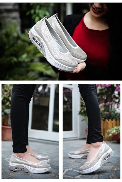 Shoes for Women Shoes 2025 New Flats Women Loafers Slip on Shoes Woman Tenis Feminino Casual Outdoors Plus Size Woman Sneakers