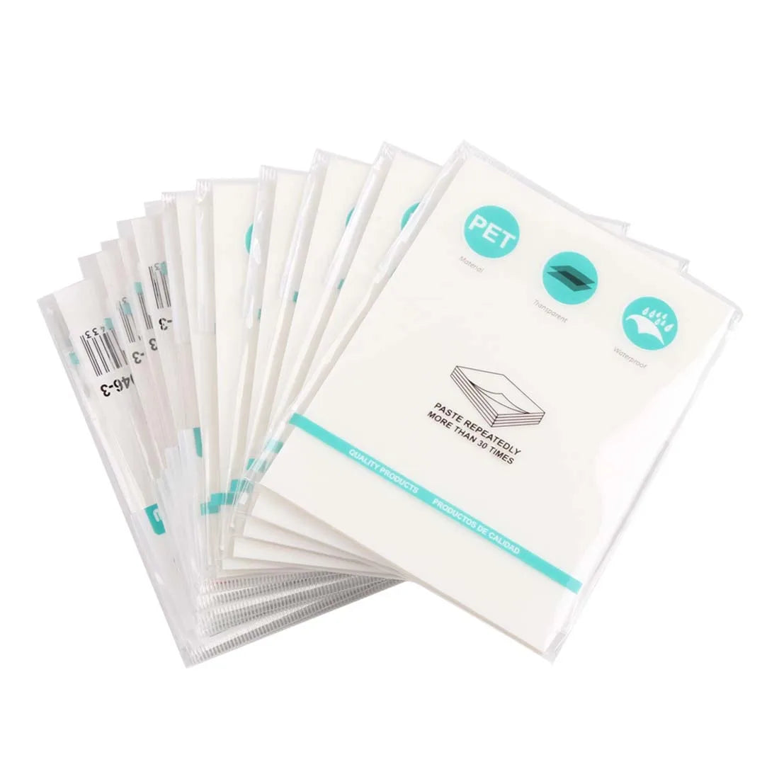 50 Sheets Creative Transparent PET Waterproof Posted It Sticky Note Pads Notepads Posits for School Stationery Office Supplies