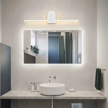 Bathroom Mirror Front Light Modern Led Wall Light Black&White Luminaires Sconce Wall Lamp L70 90 110cm Bathroom Lamp