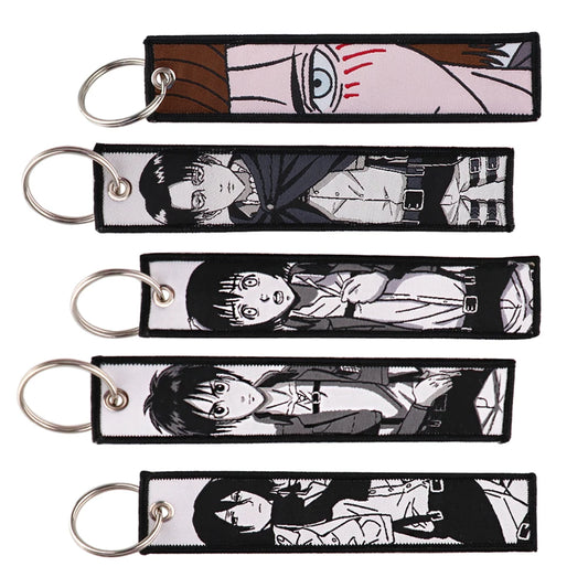 Anime Key Chain for Men Women Decorative Key Tag Keychain for Motorcycles Key Fobs Keyring Accessories Gifts
