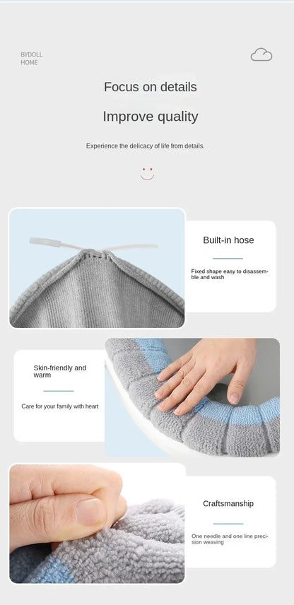 Winter toilet seat cushions bathroom toilet seat cushions handle thicker soft washers with toilet seat insulation accessories