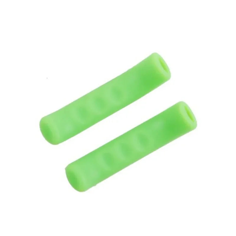 1Pair Bicycle Brake Handle Cover Silicone Grips Bike Handlebar Protect Anti-slip Cycling Protective Gear Bike Accessories