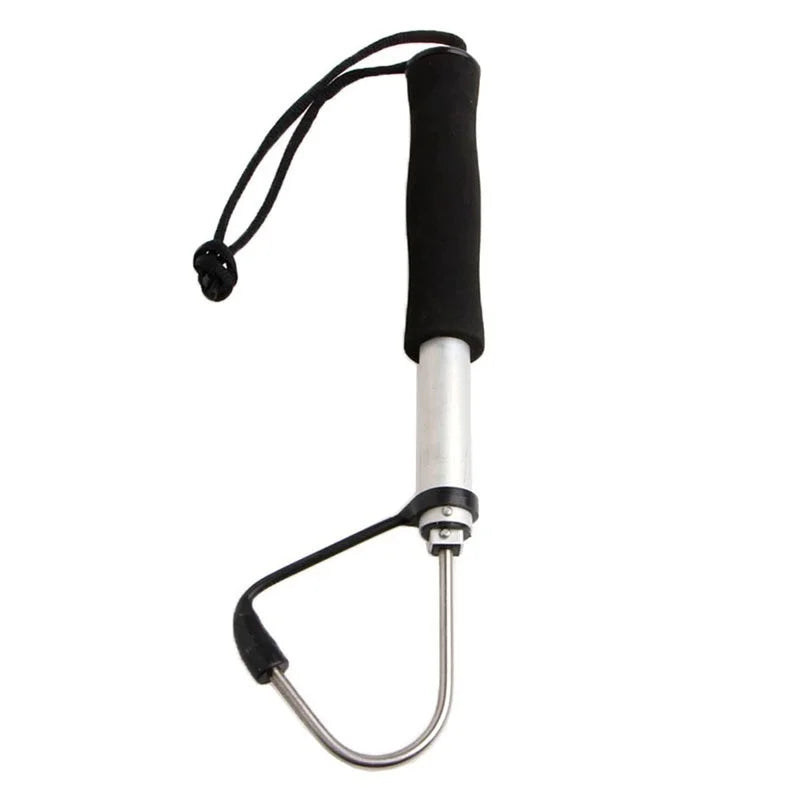 Telescopic Retractable Fish Gaff Stainless Ice Sea Fishing Spear Hook Tackle New