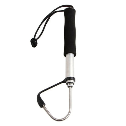 Telescopic Retractable Fish Gaff Stainless Ice Sea Fishing Spear Hook Tackle New