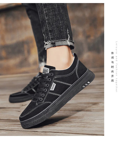 Men's Shoes 2025 New Spring Work Safety Shoes, Anti-slip, Wear-resistant, Versatile Casual Sports Work Shoes, Men's Board Shoes