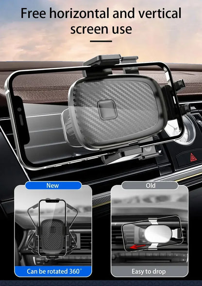 Car Phone Holder Bracket Accessories Interior Auto Air Outlet Cellphone Support Parts Phone Stand Base Fixing Clip