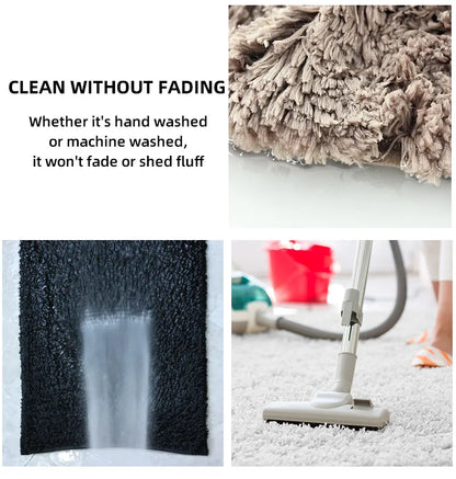 A small bathroom mat, non-slip, absorbent mat, thick U-shaped, simple solid color floor mat, toilet mat