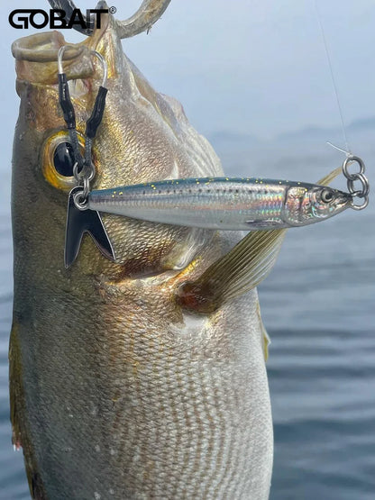 Metal Jig Bait 20g 30g 40g Spinner Sinking 3D Eye Color Laser Spinning Gear Luring Cast Fishing Tackle Blade Hook Pesca VIB Lure