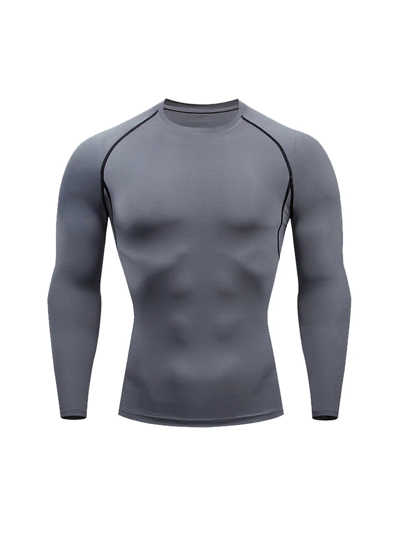 Men Compression Running T-shirt Fitness Tight Long Sleeve T-shirt Quick Dry Bodybuilding Jogging Tracksuit Homme Athletic Shirts