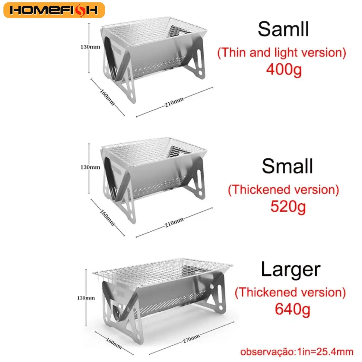 Barbecue Grill Heating Stores Multi-Function Camping BBQ Grill Rack Net Firewood Stove Stainless Steel BBQ Grill