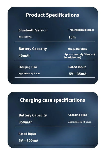 سماعات أذن رياضية GM02 بلوتوث 5.3 لاسلكية للألعاب مع ميكروفون وسماعات موسيقى ثنائية الوضع جديدة