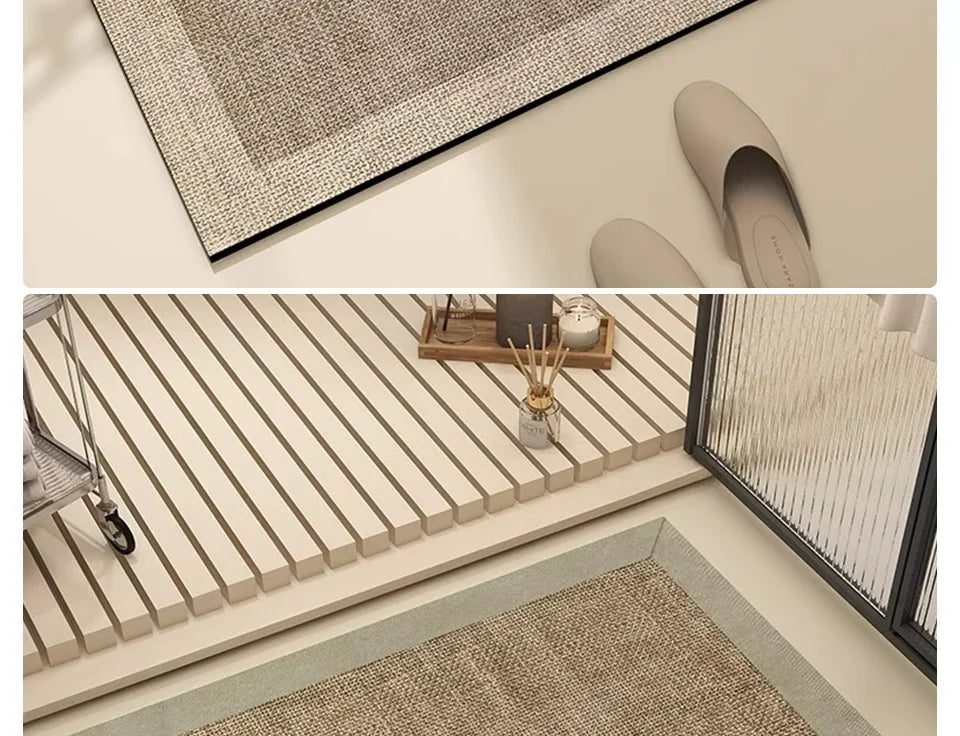 Bathroom Mat Absorbent Floor Mats Bath Carpet Soft Diatom Mud Non-slip Rug Toilet Doormat Entrance Door Коврик для ванной 욕실 매트