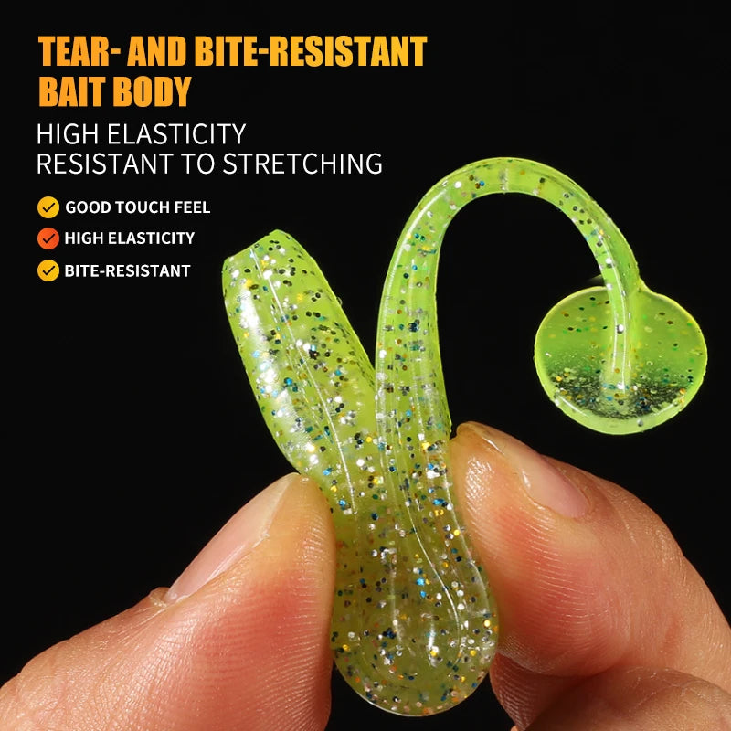 2021 Supercontinent shiner 50mm 75mm 100mm Fishing Lures soft Artificial Bait easy for hooking up big pike