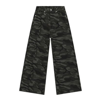 IEFB 2024 Autumn Men Denim Pants Straight Droop Vintage Loose Bottom Straight Wide Leg Casual Male Trousers Korean Style 9C1519