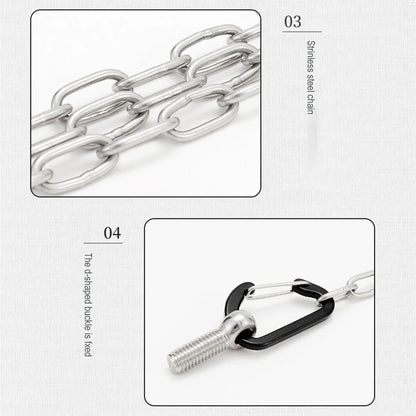 BBQ Triangular Bracket Multifunctional Versatile Grill Pot Rack Portable Adjustable with Chain Outdoor Camping Supplies