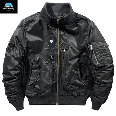 MA-1 Functional Bomber Jacket for Men - 2024 Retro Oversized Baseball Style