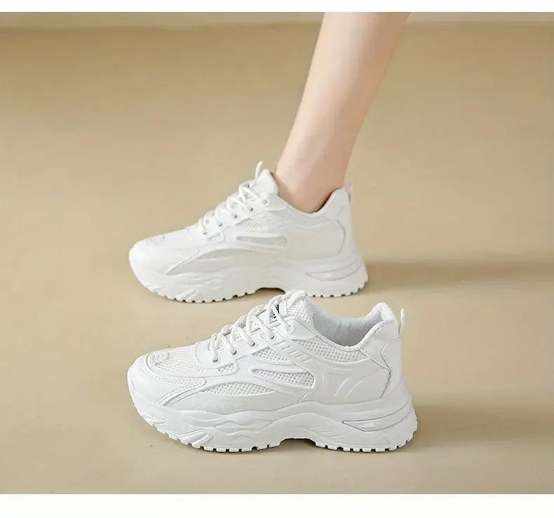 Sneakers Shoes for Women Sports Woman Footwear High on Platform Athletic New Arrival 2024 A Daily Routine 39 Aesthetic Deals In