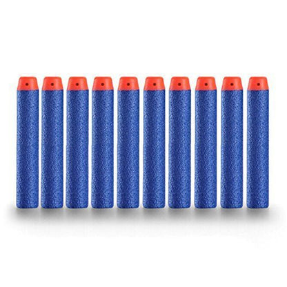 Blue Soft Hollow Hole Head Bullets 7.2cm For Nerf Refill Darts Toy Gun Bullets For Nerf Series Blasters Xmas Kid Children Gift