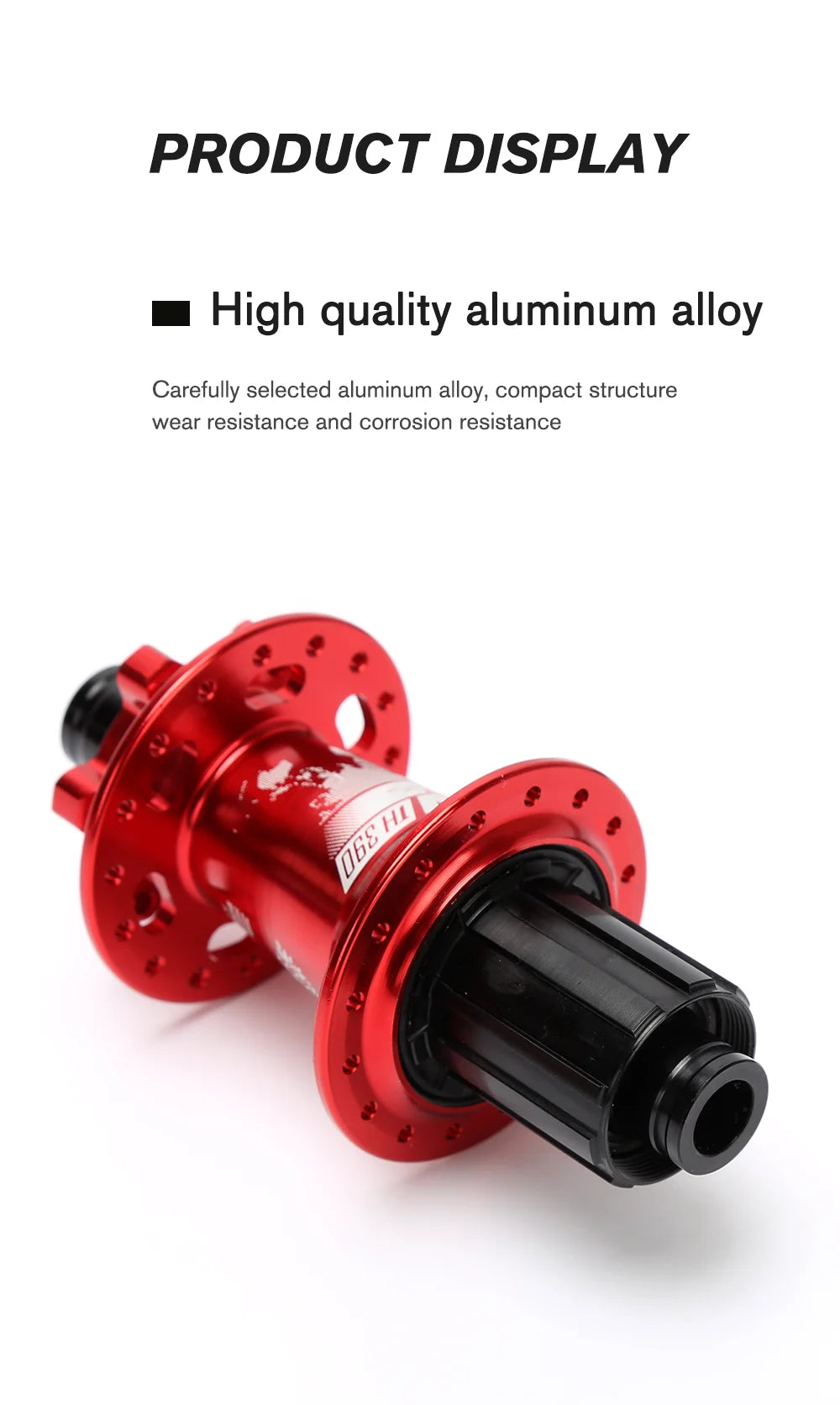 TANKE 120 Click Hub 6 Bearing MTB Mountain Bike Hub Front Rear 28 32 36 Holes QR Thru-axle Exchange Disc Brake Bicycle Hubs HG