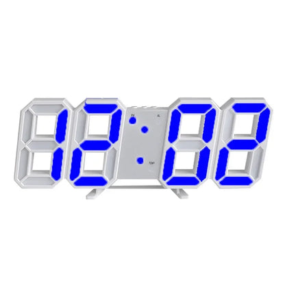 3D Mini Clock LED Digital Wall Clock Desk Clock Electronic Alarm Clock Living Room Wall Clock DIY Kitchen Timer Cute Timer