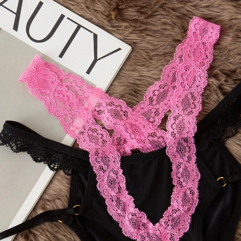 Sexy Girls Briefs Women Panties Lace G String Thong Hollow Out Underwear Low Waist Seamless Female Lingerie