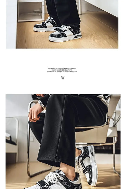 Men's Shoes Autumn Casual Shoes Soft Soled Sports Shoes New Trend Help Breathable Non-slip Board Shoes Fashion Shoes Board Shoes