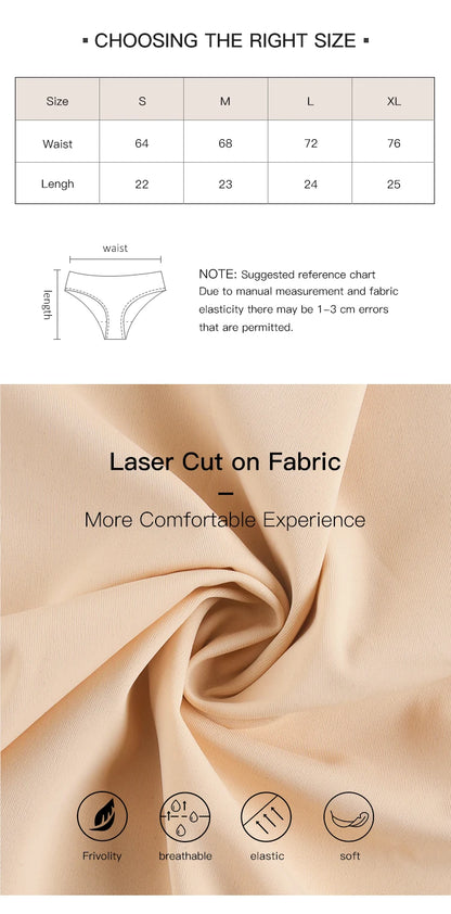 Hot Sale High Quality Seamless Panties Ladies Sexy Underwear Daily Briefs Panty Invisible No Trace Panties For Women 0908-1