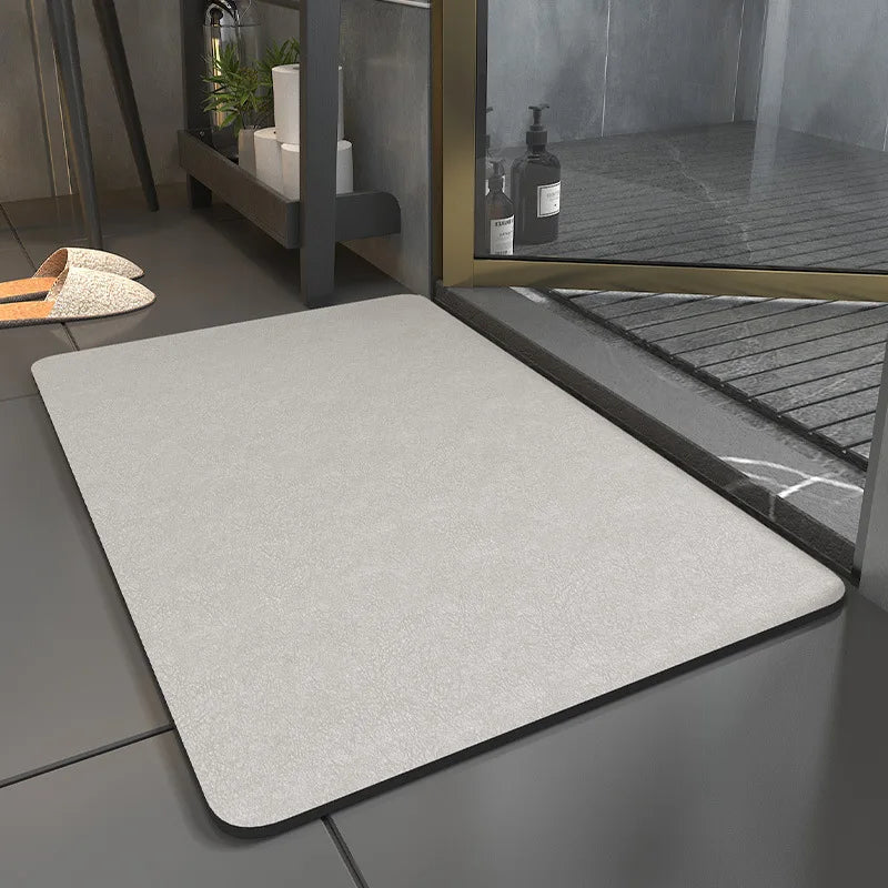 Bathroom Mats Diatomaceous Soft Mats Bathroom Quick Dry Water-absorbing Mats Toilet Non-slip Foot Mats Carpet Door Mats Bath Rug