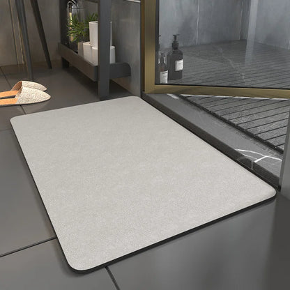 Bathroom Mats Diatomaceous Soft Mats Bathroom Quick Dry Water-absorbing Mats Toilet Non-slip Foot Mats Carpet Door Mats Bath Rug