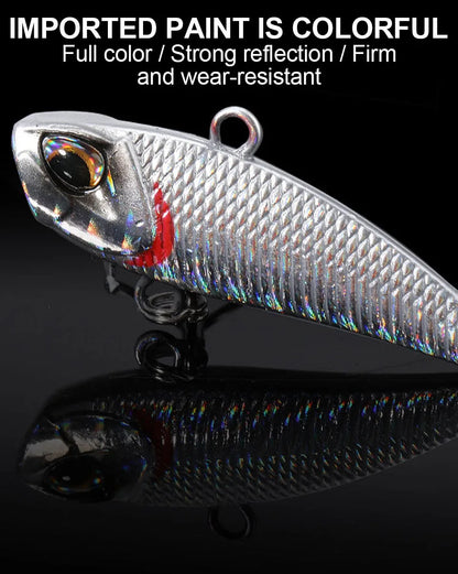 WALK FISH 7g 11g 15g 21g Spinner Bait Metal VIB Fishing Lure Rotating Tail Vibration Sequins Japan Wobbler Trolling Bait Pesca