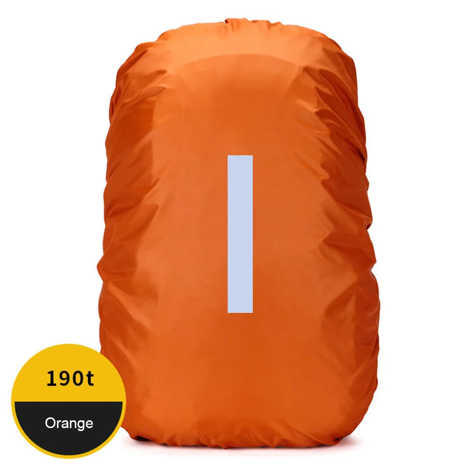 KoKossi 1Pcs 20-60L Outdoor Hiking Backpack Rain Cover Backpack Waterproof Cover Cycling Hiking Reflective Rain Cover Unisex