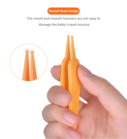 Cavity Care Ear Nose Navel Clean Baby Dig Booger Clip InfantsTools Kids Safety Tweezers Cleaning Forceps Toddler Nasal