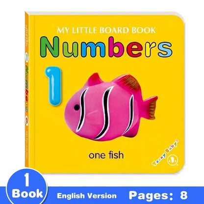 Baby Colorful Pattern Card Books Interactive Sensory Baby Toys Newborn Development Gift Accompanying Reading Early Education