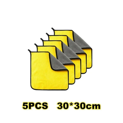 Cars Wash Microfiber Towel 30x30/60CM Car Cleaning Drying Cloth Hemming Cars Care Cloth Detailing Car Wash Towel