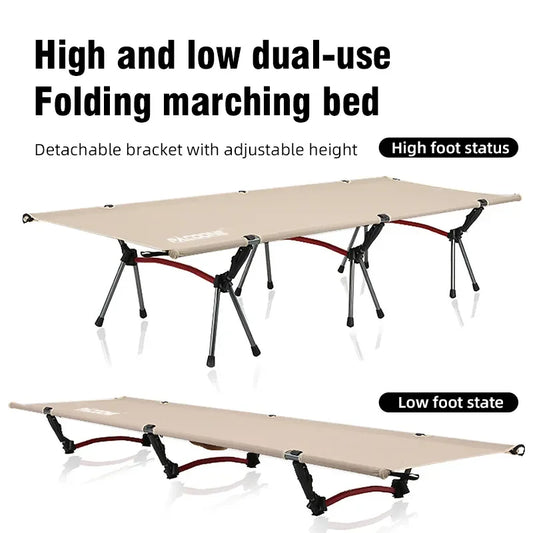 Camping Cot Folding Camping Bed Portable Outdoor Bed Comfortable Sleeping Cots for Adults & Kids Camping, Travel, RV