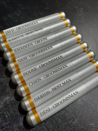 Personalized Cigars Accessories For Men, Unique Groomsmen Gifts For Wedding Day, Custom Cigars Holder, Best Man Proposal