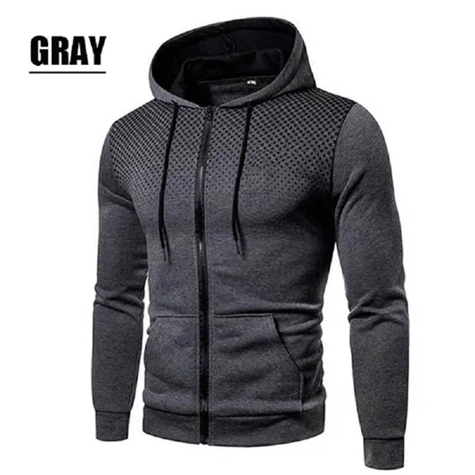Autumn and Winter Casual Jacket for Men All Elite Wrestling Zipper Hoodie with Pocket Printing Sweater Sportwear