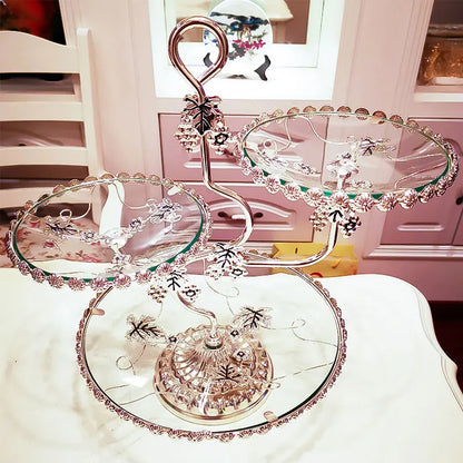 Kitchen Unique Plates Organizer Elegant Multifunctional Advanced Plates Pretty Luxury Charolas Decorativas Room Decoration