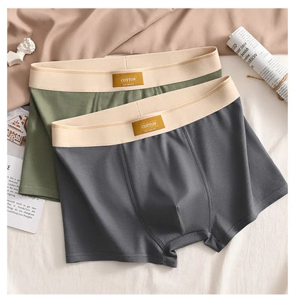 3pcs Men Underwear Cotton BoxerShorts Hombre Panties Man Breathable Underpants Sexy Sports Comfort Male Boxers Large Size L-6XL