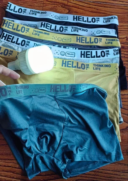 6Pcs Men Underwear Boys Cotton Underpants Male Pure Men Panties Shorts Breathable Boxer Shorts Comfortable soft Plus size