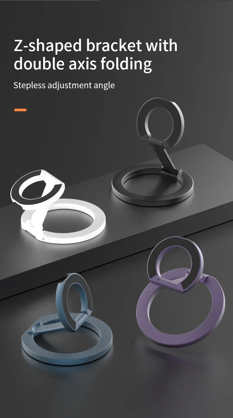 For MagSafe Double Sided Magnetic Phone Ring Holder Portable Folding Cellphones Stand Phone Accessories Support Bracket Grip
