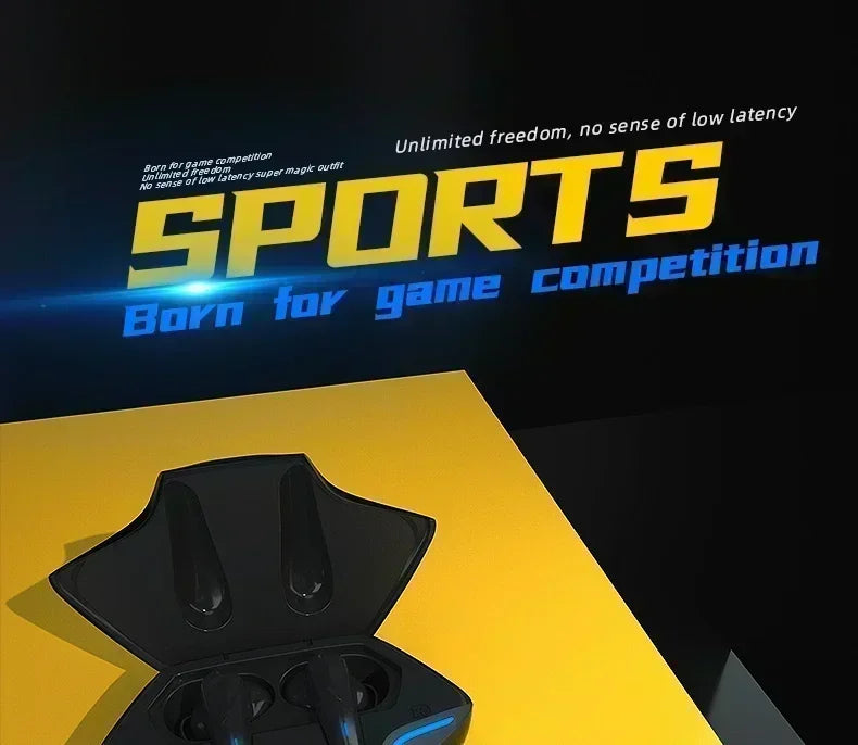 X15Pro Gaming Earbuds Wireless Bluetooth Earphones With Mic Bass Audio Sound Positioning 9D Stereo Music HiFi Headset For Gamer