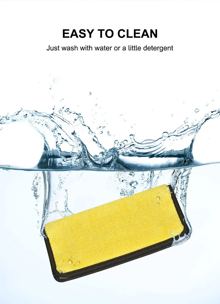 منشفة غسيل السيارات من SEAMETAL المصنوعة من الألياف الدقيقة 400 جرام لكل متر مربع من المخمل المرجاني المزدوج الجوانب، مناشف تنظيف عالية الامتصاص للماء، قماش تجفيف لغسيل السيارات