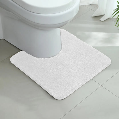 A small bathroom mat, non-slip, absorbent mat, thick U-shaped, simple solid color floor mat, toilet mat