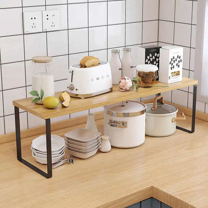 Kitchen Desktop Shelf  Layered Storage Partition Small Racks for Storing Dishes Seasonings Home Storage Holders Organization