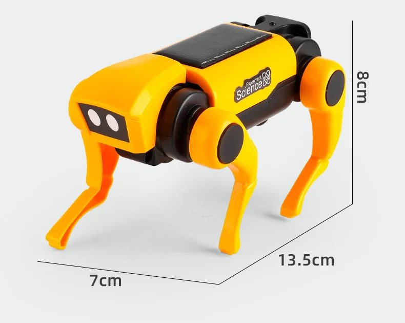 Robot Dog Science Experiment Kits Solar Powered Puppy for Kids DIY Educational Stem Toys  Children Christmas Gifts