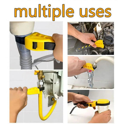 Multifunctional Belt Wrench Adjustable Rubber Strap Jar Wrench Tool Opener Wrench Cartridge Pipe Wre Filter Oil Disassembly 6in