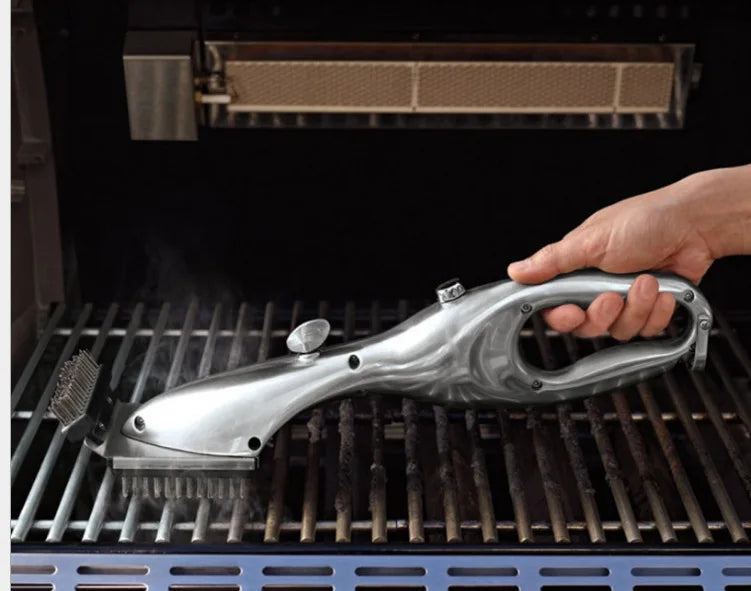BBQ Grill Outdoor Steam Cleaning Brushes Barbecue Cleaner Suitable For Charcoal Scraper Gas Accessories Cooking Kitchen Tool