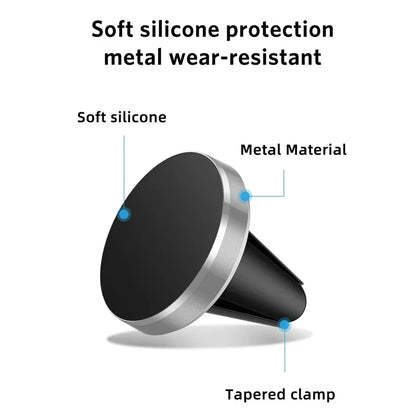 Magnetic Phone Holder in Car Stand Magnet Cellphone Bracket Car Magnetic Holder for Phone for iPhone 15 14 13 12 Huawei Xiaomi