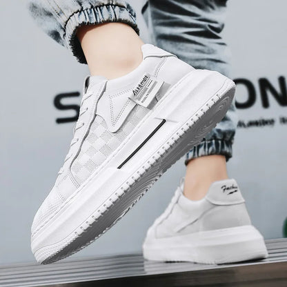 Men's Shoes 2025 New Trend Fashionable Versatile Breathable Niche Personality Casual Sports Board Shoes Thick Sole Comfortable